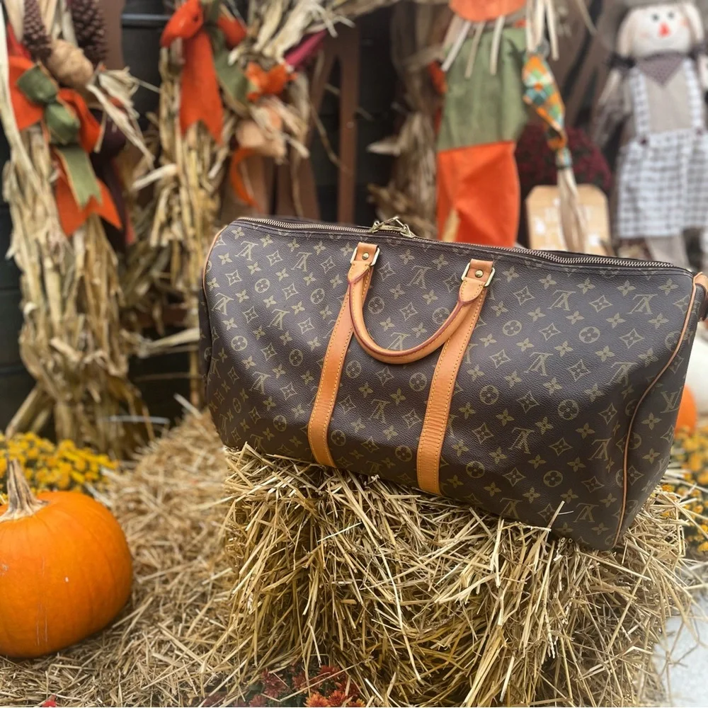 Louis Vuitton Monogram Keepall 55